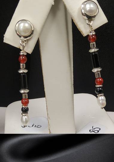 Pearl and Beads Stud Earrings